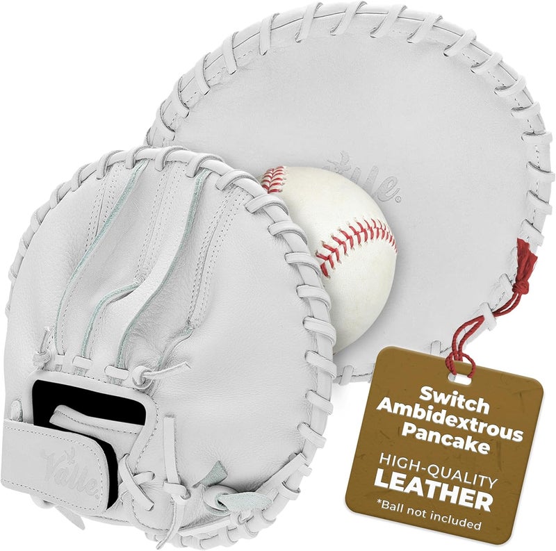 VALLE Eagle Switch Ambidextrous Pancake Baseball and Softball Training Glove - Flat & Soft Leather Fielding Gear for Left & Right Handed Players - Image 1